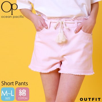 OCEANPACIFIC オーシャンパシフィック ショートパンツ レディース ブランド  短パン 春夏物 夏 スポーツ 綿 コットン サーフ 海 アウトドア 敬老の日 プレゼント ギフト