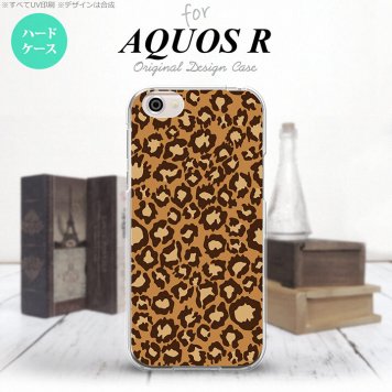 【SH03J】【スマホケース/スマホカバー】【アクオス R】SH03J スマホケース AQUOS R SH-03J カバー アクオス R ヒョウ柄 茶A nk-sh03j-898【メール便送料無料】