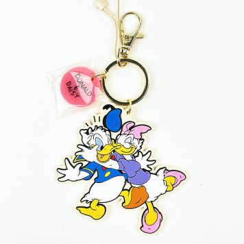ディズニー ドナルド＆デイジー ライブリーラバーチャームキーホルダー ACCOMMODE アコモデ Disney