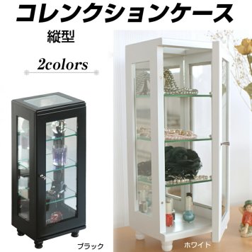 コレクションケース タテ 縦 幅20cm インテリア 収納ケース 収納ラック シンプル AL-019-WH