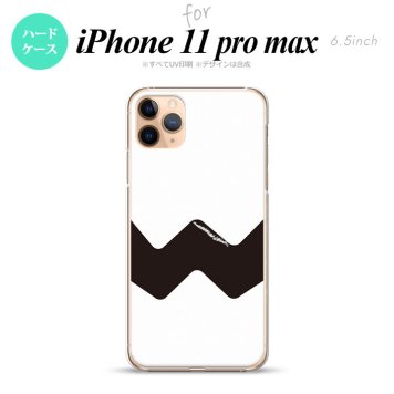 iPhone11ProMax iPhone11pro max スマホケース ハードケース ギザギザ 白 黒 メンズ レディース nk-i11pm-193