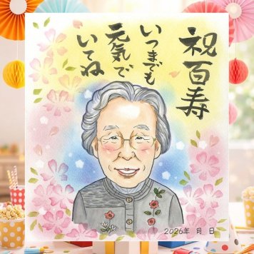 誕生日の記念に、気持ちが伝わる似顔絵をお届けします。 百寿祝い 似顔絵 贈り物 手描き プレゼント ギフト 名入れ 誕生日 記念日 白寿 お祝い 長寿 孫 祖父母 ご両親 修正無料 名入れ 下書き確認 宝物 そっくり 一生もの 似てる 百寿祝い 長寿 100歳 宝物 オリジナル 闘病中の方への励まし 同窓会 古希祝い 感動 長寿祝い 贈答品 ウェディングギフト 家族 オーダーメイド 引っ越し
