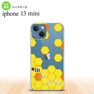 iPhone13mini iPhone13 mini ケース ハードケース ハニー クリア 黄  nk-i13m-1685