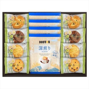 ドトールコーヒと4種類のクッキー詰合せ JDT-10  粗品 景品 記念品 来場記念 来店促進 ノベルティ プチギフト