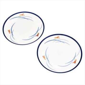 香蘭社 〈オーキッドブルーム〉 ペアプレート　 2801-2JCM  内祝 内祝い お祝 御祝 記念品 出産内祝い プレゼント 快気祝い 粗供養 引出物