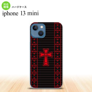 iPhone13mini iPhone13 mini ケース ハードケース ゴシック 黒 赤  nk-i13m-1010