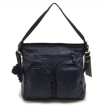 キプリング Kipling 2Way トートバッグ ショルダーバッグ 斜めがけバッグ TASMO Lacquer Indigo インディゴブルー系 K17316 G28