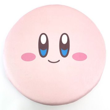 星のカービィ 低反発クッション カービィ/フェイス  シートクッション ピンク