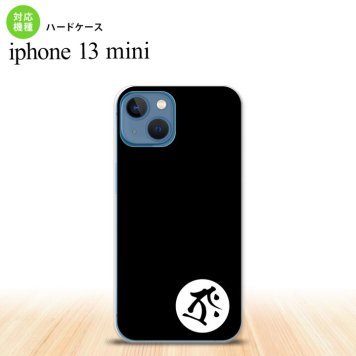 iPhone13mini iPhone13 mini ケース ハードケース 梵字 タラーク 黒  nk-i13m-588