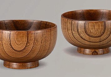 木製　拭漆夫婦汁椀 インテリア 漆器 盆 カタログギフト 景品 粗品