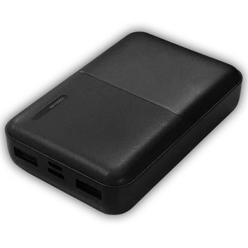 hidisc USB Type-C対応 コンパクト大容量 10000mAh ハイパワーモバイルバッテリー HD-MB10000CTBK