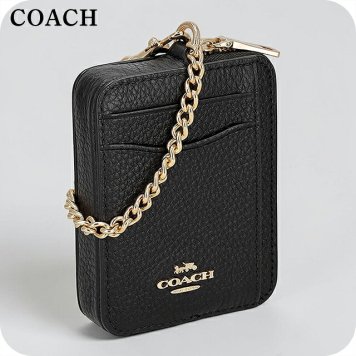 コーチ コインケース コンパクト レディース ブランド COACH Cambodia 6303 IMBLK 黒