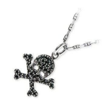 SAINTS Design セインツ  シルバー ネックレス キュービック ブラック 楽ギフ_包装 smtb-m