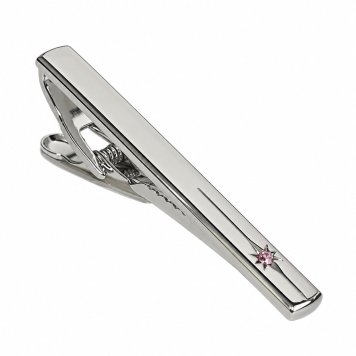 鎌倉カフス工房 ピンククリスタル ネクタイピン シルバー タイピン タイバー ラウンド メンズ ec152 ビジネス 結婚式 ギフト プレゼント