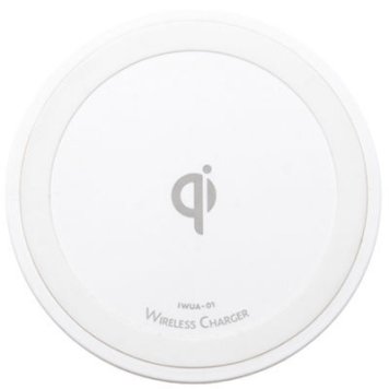 ミヨシ ワイヤレス充電アダプタセット 5W ホワイト IWUA-01/WH