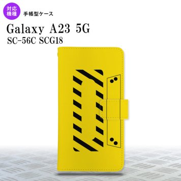 Galaxy A23 GalaxyA23 手帳型スマホケース カバー カセットテープ 黄 2022年 10月発売 nk-004s-a23-dr190