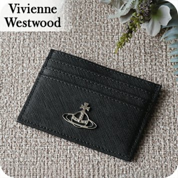 ヴィヴィアン ウエストウッド カードケース メンズ レディース Vivienne Westwood SAFFIANO ロゴ 51120004 L001N N402