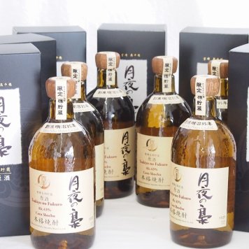 6本セット(とうもろこし樽貯蔵焼酎原酒 月夜の梟43度(宮崎県)) 720ml×6本