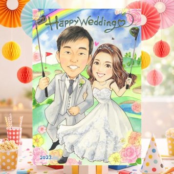 結婚記念日のお祝いに、笑顔を届ける似顔絵はいかがですか。 似顔絵 結婚祝い プレゼント 贈り物 ギフト 名入れ 手描き 結婚記念日 お祝い ウェルカムボード 記念 挙式 カップル 友達 家族 友人 同僚 修正無料 下書き確認 名入れ 似てる 一生もの 喜ばれる 実績多数 一生もの 宝物 ウェディング 結婚式 卒寿祝い 感謝 おしゃれ 贈答品 ハロウィン 白寿祝い 感激 古希祝い メモリアル