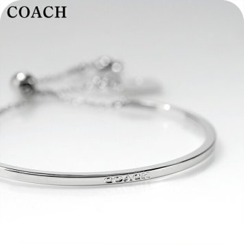 コーチ バングル レディース ブランド COACH ロゴ 440610RHO030 シルバー アクセサリー