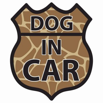 DOG IN CAR ステッカー キリン柄 ルート66 愛犬車用グッズ カーステッカー シール sticker 安全対策 あおり運転 かっこいい おしゃれ かわいい 車ステッカー ステッカー 車 サインステッカー ドライブ 防水 屋外 屋内 カーサイン