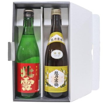 日本酒 飲み比べセット 720mlx2本 北雪 金星 越乃寒梅 白ラベル　父の日 敬老の日 母の日 還暦 誕生日 お中元 お歳暮 お祝い ギフト