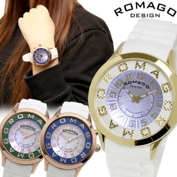 ROMAGO DESIGN ロマゴデザイン attraction アトラクション 腕時計 レディース クオーツ ミラーウォッチ rm067-0162pl