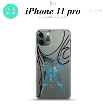 iPhone11Pro iPhone11 Pro スマホケース ハードケース ピンスト 線 青 メンズ レディース nk-i11p-1236