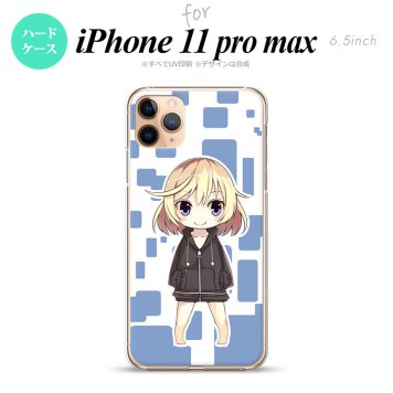 iPhone11ProMax iPhone11pro max スマホケース ハードケース 女の子 C 青 メンズ レディース nk-i11pm-1338