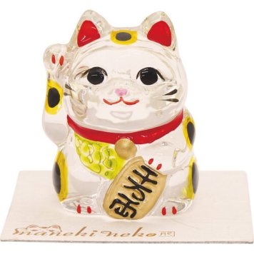 【送料無料・包装無料・のし無料】リュウコドウ クリスタル小判招き猫 49-588(A5) ギフト 敬老の日 入学祝い 卒業祝い 就職祝い 結婚祝い 誕生日 出産祝い 引越祝い 香典返し 新盆 初盆 御礼 お中元 内祝い 快気祝い ご挨拶 志 法事