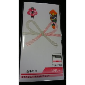 上質万型祝10枚 慶事用 のし袋 餞別 婚礼祝 出産祝 七五三祝 熨斗 祝袋 メール便可 ポイント消化