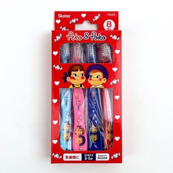 ペコちゃん 歯ブラシ 8本セット 3～5才 子供 キッズ 歯磨き オーラルケア
