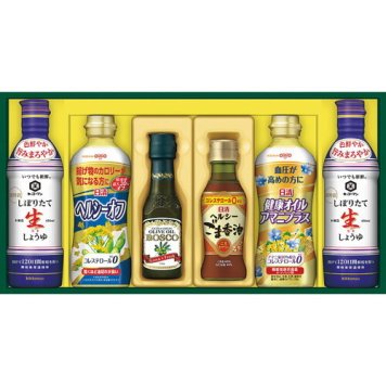 【送料無料・包装無料・のし無料】日清 ヘルシーオイル&キッコーマン生しょうゆ/ギフト NK-33(A3) /ギフト お歳暮 入学祝い 卒業祝い 就職祝い 結婚祝い 誕生日 出産祝い 引越祝い 香典返し 新盆 初盆 御礼 内祝い 快気祝い ご挨拶 志 法事