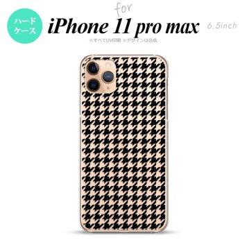 iPhone11ProMax iPhone11pro max スマホケース ハードケース 千鳥 格子 小 黒 クリア メンズ レディース nk-i11pm-915