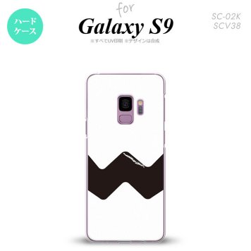 Galaxy S9 ギャラクシー エスナイン SC-02K SCV38 専用 スマホケース カバー ハードケース イラストデザイン（A） 白×黒 nk-s9-193[スマホ,スマホケース,スマホカバー,ケース,カバー,ジャケット]