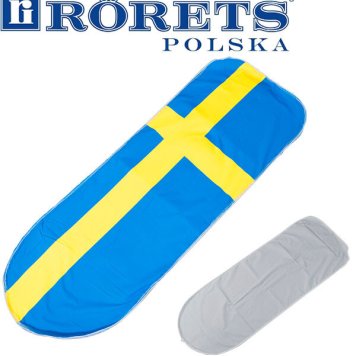 アイロン台 カバー RORETS ロレッツ 通販 おしゃれ 青 ブルー 水色 シルバー スウェーデン 国旗 舟型 舟形 無地 シンプル スタンド式 交換カバー 大型 大きい 洗濯用品 替えカバー