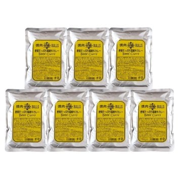 黒毛和牛炭火焼「BULLS」 野菜たっぷり国産牛まかないカレー 7食 (ECYKBL7) [お中元][お歳暮] ※送料無料(北海道・沖縄・離島への配送不可)