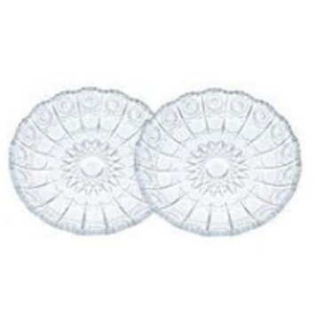 世界最高峰のクリスタルガラスのボヘミアクリスタルです 《ギフトラッピング対応》 "Bohemia 500pk"  【ボヘミア ペア プレート】 チェコ産  [PD-307]