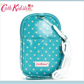 Cath Kidston キャスキッドソン ガジェットケース スマホケース スマホポーチ 携帯アクセサリー スマートフォン ポーチ デジカメケース シガレットケース TURQUOISE MINI DOT