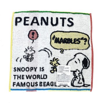 スヌーピー レトロカラー ミニタオル 日本製 西川 SNOOPY