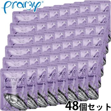 プラミー Pramy キャットフード ウェットフード ツナ・シラス グレイビー ボーン＆ジョイント 70g×48個セット 無添加 グレインフリー 穀物不使用 パウチ 一般食