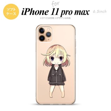iPhone11ProMax iPhone11pro max スマホケース ソフトケース 女の子 C クリア メンズ レディース nk-i11pm-tp1334
