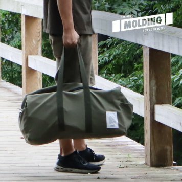 モールディング ボストンバッグ 42L[キャンプ 収納ケース 食器 道具 収納 道具入れ バッグ キャンプ用品 キャンプギア アウトドア 収納バッグ ツールバッグ 大容量 おしゃれ 肩掛け ボストン 鞄 かばん キャンパス生地 コットン キャンパス MOLDING]         3-4W