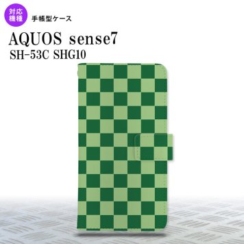 sense7 sense7 手帳型スマホケース カバー スクエア 緑 グリーン 2022年 11月発売 nk-004s-sens7-dr771