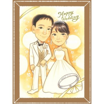 結婚式のギフトに、似顔絵で幸せ体験しませんか。下書き確認あり。修正無料で納得の表情になるまで調整します。 ギフト 結婚祝い 似顔絵 贈り物 プレゼント 手描き 名入れ 結婚式 婚礼 ウェディング ブライダル 記念 新婦 カップル 両親 新郎 修正無料 名入れ 下書き確認 喜ばれる 一生もの サプライズ 宝物 結婚式 思い出 ウェディング 一生もの 記念日 披露宴 感謝の品 大量注文 初任給