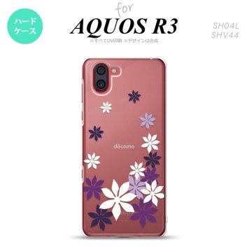 SH-04L SHV44 R3 AQUOS R3 スマホケース カバー ティアレ A 紫 nk-r3-1078