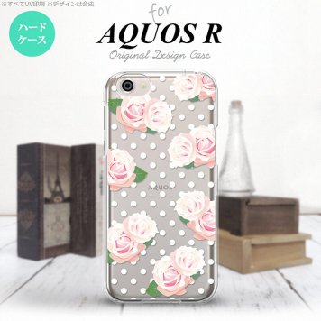 【SH03J】【スマホケース/スマホカバー】【アクオス R】SH03J スマホケース AQUOS R SH-03J カバー アクオス R バラ柄 クリア nk-sh03j-785【メール便送料無料】