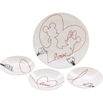 お中元 お返し 内祝い ギフト 洋陶器 ディズニーキャラクター ラブイズ 取り分けセット3307-04 新築 お礼 引越し 志 仏事 送料無料