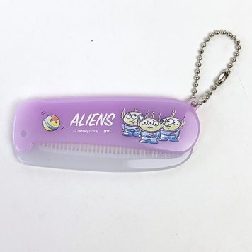 ディズニー トイストーリー 折りたたみコーム エイリアン 櫛 コーム 旅行 学校 オフィス