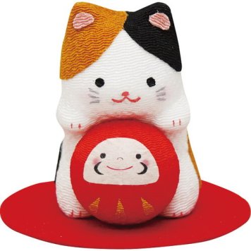 【送料無料・包装無料・のし無料】リュウコドウ 福かかえ だるま 三毛猫 40-945A(A5) ギフト 敬老の日 入学祝い 卒業祝い 就職祝い 結婚祝い 誕生日 出産祝い 引越祝い 香典返し 新盆 初盆 御礼 お中元 内祝い 快気祝い ご挨拶 志 法事